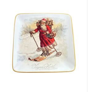 Pottery Barn Whimsical Square Appetizer Plate